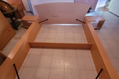 Cadre de lit en 160 de base + 2 tables de nuit